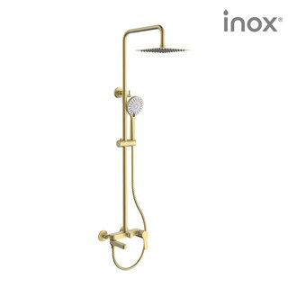 아이녹스 욕실 해바라기 레인 욕조 샤워기 수전 JT-B4001-BG 골드, 1개
