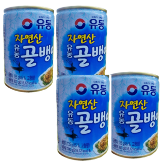 유동 자연산 골뱅이 300g 4캔 대용량, 4개