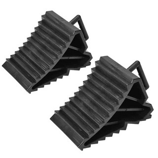 경사로밀림방지 차바퀴 경사고임목 주차받침목 2개입