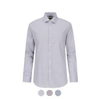 앤드지 남성 캐주얼셔츠 이모션 테크 스트라이프 드레스 셔츠_BZB5WD1102 코튼 셔츠