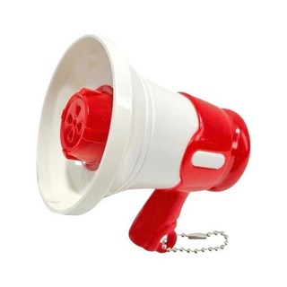 錄音鑰匙圈 擴音器, 1個, 大聲公喇叭吊飾_紅色