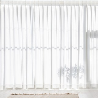 메이크홈 비침없는 도톰 쉬폰 나비주름 커튼 2p 세트