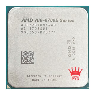 AMD 중고 PRO A10-8770E A10 8770E 8700E 2.8 GHz 35W 쿼드 코어 CPU 프로세서 AD877BAHM44AB 소켓 AM4, [01] 옵션1