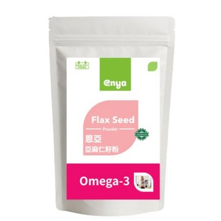 enya 恩亞 亞麻仁籽粉 200g/袋 台灣黃金亞麻仁籽粉 Omega-3 來源, 1個