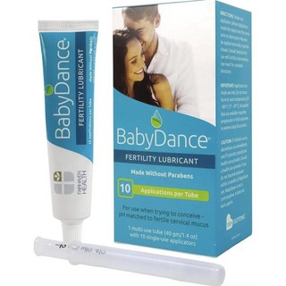 페어헤븐 헬스 베이비댄스 퍼틸리티 윤활제 10개 어플리케이터, 1개