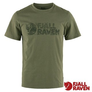 【Fjallraven 小狐狸】S零碼 送》男 款圓領短袖排汗衣 Lush 運動T恤 棉T 北極狐 12600219