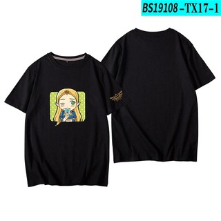 젤다 링크 티셔츠 반팔티 젤다의 전설 캐릭터 일러스트 반소매 티