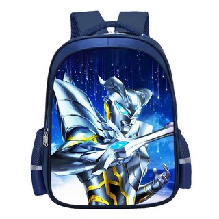 奧特曼背包 奧特曼書包 奧特曼書包小學生男童幼兒園書包1-3-6年級防水賽羅卡通雙肩背包 卡通背包 兒童書本