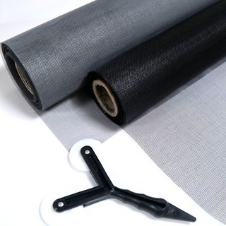 한반도철망 방충망 화이바글라스 일반 창문 베란다 DIY 셀프 교체 1M 5M 10M 30M, 검정, 1개