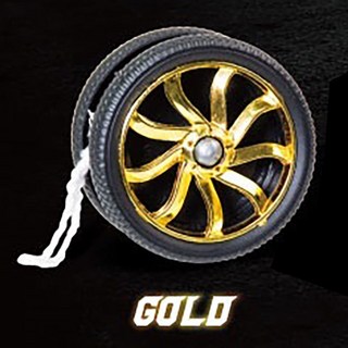 【616toys】Yell 轉蛋 超旋輪胎溜溜球RPM (全4種), 金色, 1個