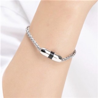 아나파 미세전류 실버 체인 건강팔찌