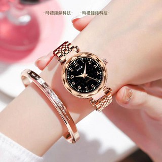 ZIDO 玫金鋼帶時尚百搭休閒氣質輕奢石英防水女士腕錶