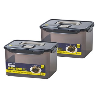 락앤락 김치통의 정석 숨쉬는 김치통, 4.5L, 2개