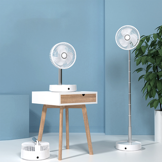 컴피어 폴딩 접이식 휴대용 무선 캠핑 리모컨 서큘레이터 무소음 선풍기 (화이트) 1+1, Q7