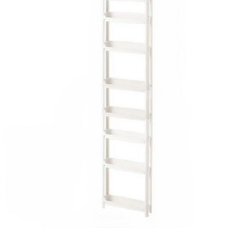 夾縫收納櫃 窄縫置物架 八層白色 寬9.5高170cm 適用廚房浴室臥室, 八層, 白色