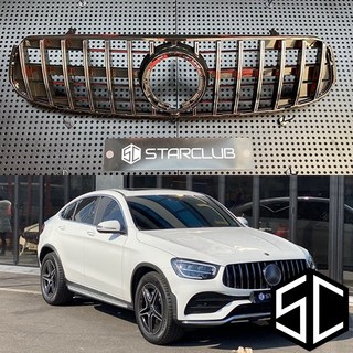 스타클럽 벤츠 GLC X253 C253 페이스리프트 세로그릴 GLC300 GLC300e GLC220d GLC300 쿠페 GLC300e 쿠페 GLC220d 쿠페, AMG라인(실버), 부천스타클럽(공임비 10만 현장지불)