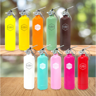 (NEW) 차량용 캠핑용 가정용 소화기 1kg/피레보 예쁜디자인 소화기, 우버 레드, 1개