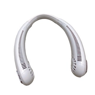 RAYFAIR USB無扇葉掛脖式電扇 美好生活(白色)