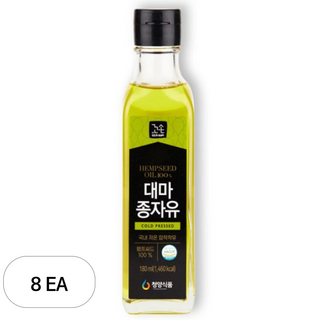 꼬손 대마종자유, 8개, 180ml