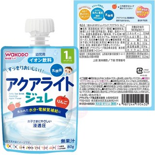 可果美 巧虎蔬果汁3入組 (野菜生活/綜合蔬果汁) 搭配和光堂寶寶蔬菜果汁，日本原裝進口，寶寶健康成長首選, 1個, 電解質補給-蘋果風味 / 5432