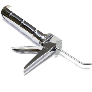 SILICONE 矽利康槍 鍍鉻 矽膠槍 矽力康槍 壓膠槍, 1個