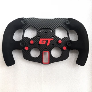 맞춤형 3D 프린트 스티어링 휠 모드 레이싱 심 키트 (g29/g923 게임 패널 교체 어댑터용), 08 With suede grip 2