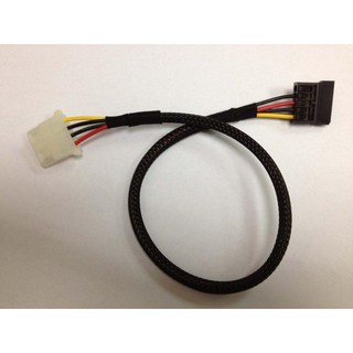 【IF】SATA 電源線 SATA 15P to 大4P/母 38CM 硬碟電源線 SATA POWER CABLE, 1個