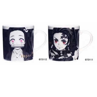 鬼滅之刃 炭治郎 禰豆子 馬克杯，日本製造陶瓷咖啡杯，動漫周邊商品，送禮自用皆宜, 1個, 炭治郎+禰豆子（最後一組）, Multi-color