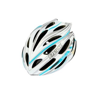 FIRSTLINE 031-F自行車安全帽(藍白) (符合安全標準), 1個