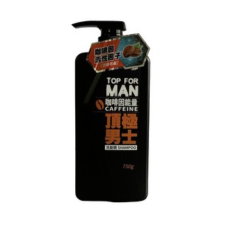 TOP 脫普 頂級男士洗髮精 750g 咖啡因能量 健髮豐盈, 1個, 洗髮精750g-咖啡因能量
