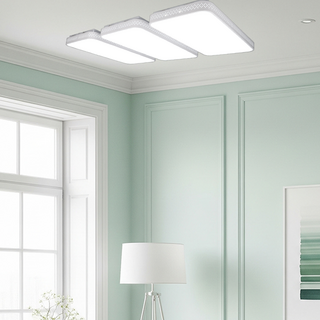 이튼 LED 거실등 180W 삼성칩 슬림 시그니쳐 6등 플리커프리 주광색, 화이트 + 주광색