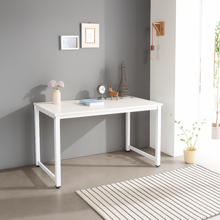 인퍼니처 S1 컴퓨터책상 조립식 회의용 사무용 철제테이블, 올화이트