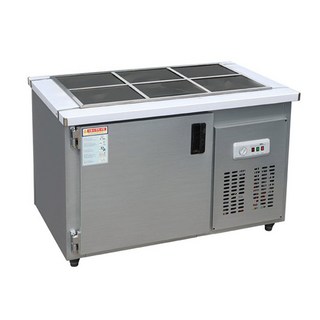 프리오 업소용 반찬냉장고 6구 1200X700 / 올냉장 / 메탈 / 아날로그 제어