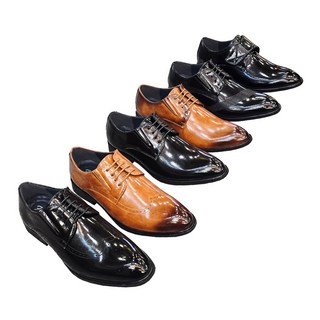 鞋鞋俱樂部 型男必備復古尖頭男皮鞋 輕奢質感潮流男士皮鞋 四款可選