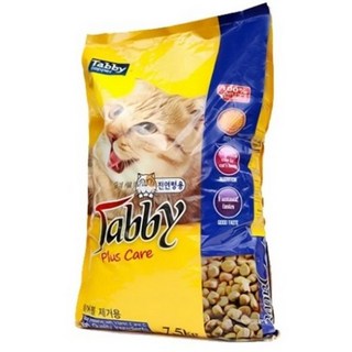 [Tabby Topper] 테비 플러스케어 고양이사료-7.5kg 애묘사료 냥이사료 고양이용품 애묘용품 고양이사료, 7.5kg, 1개
