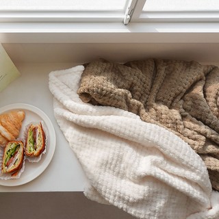 1+1 부드러운 극세사 무릎 담요 블랭킷