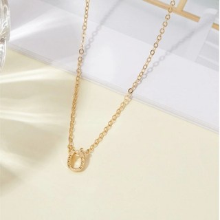 水鑽馬蹄鐵吊墜項鍊 - 40cm+5cm