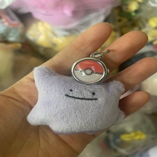 百變怪精靈球鑰匙扣 掛件 謎擬美毛絨公仔 神奇寶貝周邊 精靈球吊飾 台灣出貨, 10cm以下, 1個