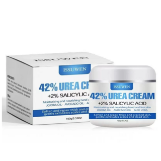 ISSUWEN 42%尿素霜，含水楊酸，深層滋潤，軟化角質，修復乾裂肌膚, 100g, 1件