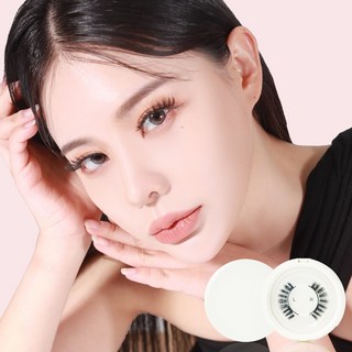 톡톡래쉬 세트 인조 마그네틱 자석 속눈썹 붙이기 셀프 연장, 내추럴, 1개