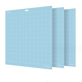 휴대용 교체 카메오 실루엣 커팅 매트 크리컷 접착 PVC 공예 바느질 모든 예술 1 개 3, 3Pcs Blue 1