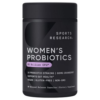 SPORTS RESEARCH 女性650億益生菌緩釋膠囊, 1罐, 單品