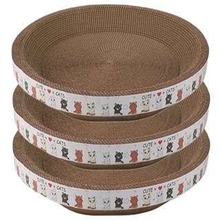 누심비 고양이 장난감 침대 해먹 하우스 박스 침대 쇼파 50cm, 원형 스크래쳐, 3개