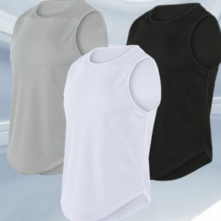 남성 민소매 티셔츠 루즈핏 웨이트 기능성 남성 런닝 티셔츠 데일리 트레이닝 나시티 운동복 스포츠 속건