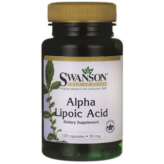 SWANSON 斯旺森 硫辛酸膠囊 50mg, 120顆, 1罐