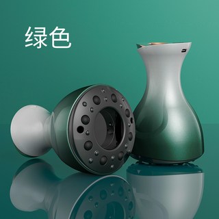 電動刮痧儀器疏通經絡全自動全身通用撥罐經絡刷, 1個, 綠色拔罐器