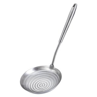 蓮花漏勺一體成型不銹鋼家用過濾網笊籬餃子火鍋撈麵廚房油炸, 1個