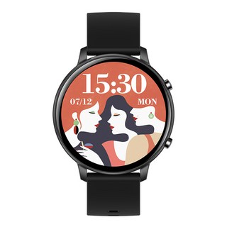 智能手錶 智慧型手錶 LINE通話 藍牙運動手錶, 黑, 1.43吋, 藍牙