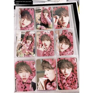 宋亞軒粉色豹紋帽小卡 時代少年團TNT周邊三寸飯製卡片多款可選, 1個, 一套9張