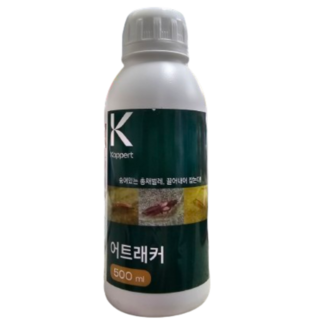 [남흥원예사] 어트래커 500ml 총채벌레 유인제 고추바이러스 오이바이러스 칼라병매개충 벌레유인제 총채유인제 총체벌레유인제 고추 멜론 오이 마늘 상추 화훼 다육이 코퍼트, 1개